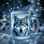 Tazas de vidrio nevado 11 onzas - Imagen 2