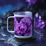 Taza de Acero Sublimada 300 ML tipo Camper Blanca - Imagen 5