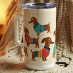 Taza de Acero Sublimada 600 ML tipo Camper Blanca - Imagen 2