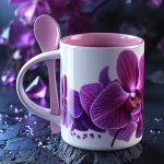 Taza Sublimada de Colores con cuchara 11 Oz